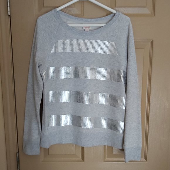Mossimo Supply Co Sequin Crew Neck Pullover - Picture 1 of 3